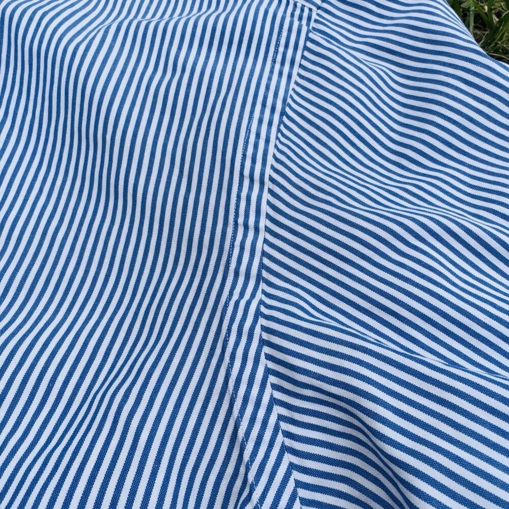 Ralph Lauren Shirt Mens 20 37/38 Big & Tall Pinpoint Oxford Button Down Preppy - Picture 7 of 9